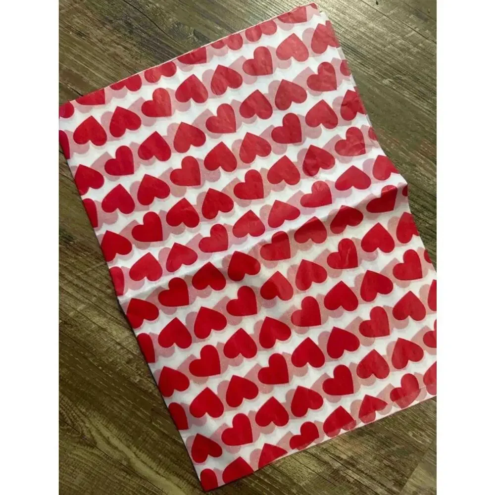 Heart shape wrapping paper